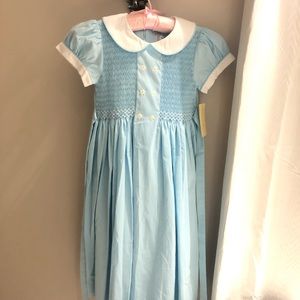 Smocked Dress, Size 6, Fantasia kids, NWT